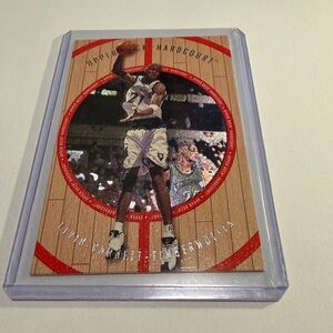 Kevin Garnett 1998 Rare! Insert Upper Deck Hardcourt Basketball Card# 21-F